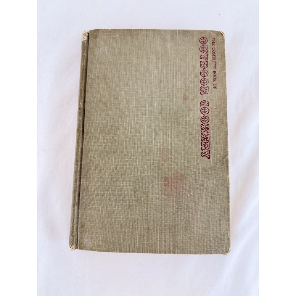Vintage Cookbook The Complete Book of Outdoor Cookery Beard 1955 HC